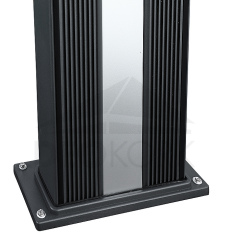 Solárna sprcha DADA s oplachom nôh, antracit/Inox 40l