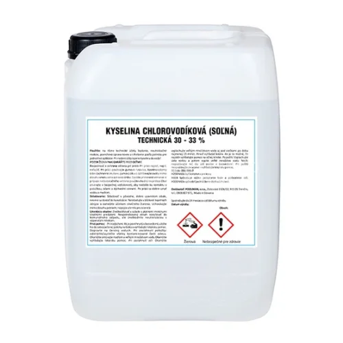 Kyselina chlorovodíková soľná 31% 25 kg